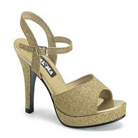 C-Fame-02G Gold Glitter 4 Inch Sexy Shoe