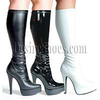 C551-Emma 5 Inch Stretch Knee High Boots