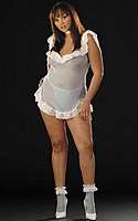 DG-1672X Underwire Babydoll with Bobby Sox