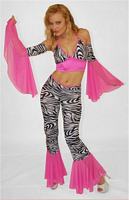 DI-Zebra Hippie Sexy Custom Womens Costume